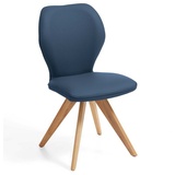 Niehoff Sitzmöbel Colorado Trend-Line Design-Stuhl Wildeiche/Leder - 180° drehbar