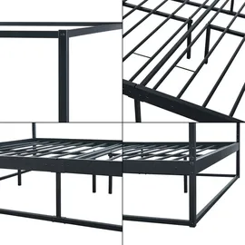[en.casa] Himmelbett Kristianstad Metall 140x200 cm