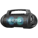 W-King D10 (42 h, Akkubetrieb), Bluetooth Lautsprecher, Schwarz
