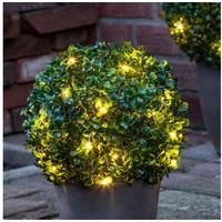 HI Led-Buchsbaumkugel mit 30 LED ́s, 25 cm