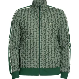 Lacoste Paris Jacquard-Trainingsjacke mit Reißverschluss, Grün M - Grün - M