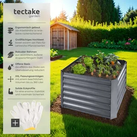 Tectake Artemisia 80 x 80 x 57 cm verzinkt