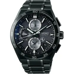 Seiko Astron 5X83 GPS Solar Dual Time Chronograph SSH179J1 - schwarz - 44,10mm