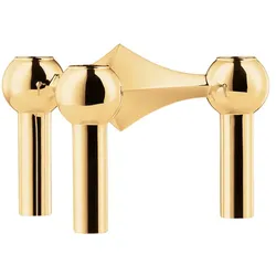 Stoff Nagel - Kerzenhalter, Messing