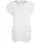 Build Your Brand Damen T-Shirt Ladies Extended Shoulder Tee, lang geschnittenes T-Shirt für Frauen, Baumwolle, White, XL - XL