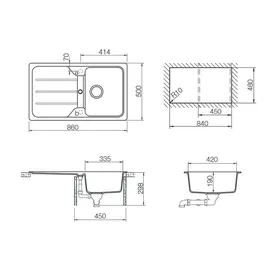 Schock Formhaus D-100 Einbau Asphalt + Excenterbetätigung