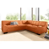 DOMO collection Ecksofa »Norma, moderne Armlehnen, zeitlos und elegant, L-Form«, wahlweise mit Bettfunktion