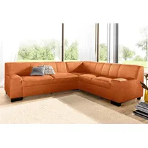 DOMO collection Ecksofa »Norma, moderne Armlehnen, zeitlos und elegant, L-Form«, wahlweise mit Bettfunktion