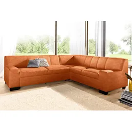 DOMO collection Ecksofa »Norma, moderne Armlehnen, zeitlos und elegant, L-Form«, wahlweise mit Bettfunktion