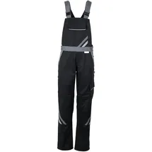 Planam Highline Damen Latzhose schwarz/schiefer/zink