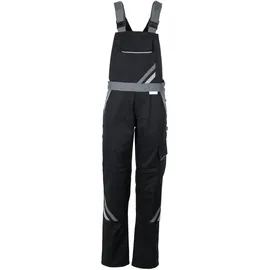 Planam Highline Damen Latzhose schwarz/schiefer/zink