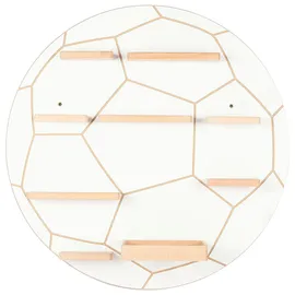 BOARTI Kinderregal Fußball 90 x 20 cm Holz weiß