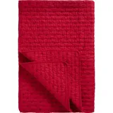 ib laursen Baumwoll-Quilt mit Kreuzstichen in rot