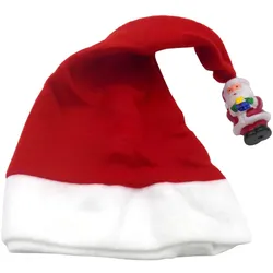 Weihnachtsmütze Nikolaus Weihnachtsmann blinkend Party Feier Fest batteriebet...