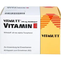 VITAGUTT Vitamin E 1000 Weichkapseln 60 St.