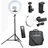 walimex pro Medow 960 Pro LED-Ringlicht mit Stativ, Bi-Color
