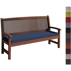 sunnypillow Bankauflage Bankauflage Auflage für Gartenbank 100 – 200 cm, Bankkissen mit abnehmbarem Bezug 170 x 40 x 5cm blau 170 cm x 5 cm x 40 cm