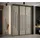 möbel kryspol Schwebetürenschrank Dakota 170 x 235,2 x 60 cm Schwarz