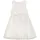 danamade Partykleid "DANAMADE Dresses DISLA", Mädchen, Gr. 110, EURO, weiß (ivory), Obermaterial: 100% Polyester; Futter: 100% Polyester, Kleider Partykleid