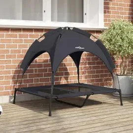 vidaXL Hundekorb vidaXL L 100 x 80 cm schwarz