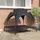 vidaXL Hundekorb vidaXL L 100 x 80 cm schwarz