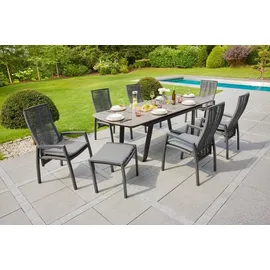 LC Garden Diwo Gartenstuhl 63 x 57 x 107 cm grau 1 St.