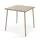 Oviala Gartentisch 70 x 70 x 70 cm Taupe