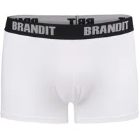 Brandit Textil Boxershorts Logo weiß 3XL 2er Pack