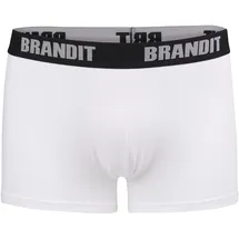 Brandit Textil Boxershorts Logo weiß 3XL 2er Pack