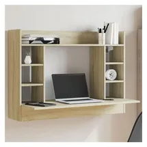 vidaXL Wand-Schreibtisch Sonoma Eiche 105x48x75 cm Holzwerkstoff