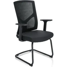 HJH Office Breton V B Stoff Schwarz