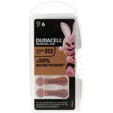 Duracell Hörgerätebatterie DA 312 AC Zn/Luft 1,4Volt 160mAh