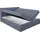 A&J MöbelLand Boxspringbett VAR 120 x 200 cm Grau