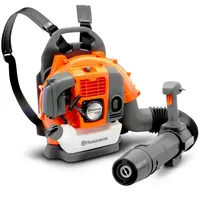 Husqvarna Spielzeug Seifenblasen-Blasgerät 345BT ✔ Rucksack-Seifenblasenmaschine mit realistischem Blasgeräusch