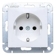 Opus Schuko-Steckdose Unterputz Polarweiß 1 St.