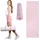 Trexo XTREXO Gelenkschonende Polsterung - Fitnessmatte - rutschhemmendes Elastomer - 183x61cm 10mm Hellrosa - für Yoga Pilates und Home Workout