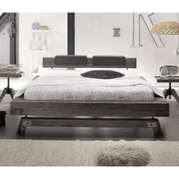 Hasena Factory Line Designbett Bloc Fußkufen Stabil Kopfteil Inca 140x200