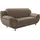 TRENDMANUFAKTUR 2-Sitzer TRENDMANUFAKTUR "Rondo II, zeitlos und bequem", braun (tan), B:178cm H:85cm T:94cm, Struktur (100% Polyester), Sofas, wahlweise mit komfortablem Federkern, mit extra breiten Armlehnen