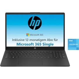 HP 15-fd0216ng Intel Celeron N100 4 GB RAM 128 GB SSD Win11 Home Jet Black