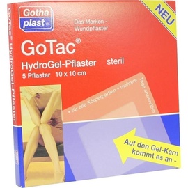 Gothaplast Gotac HydroGel-Pflaster L 10x10 cm steril