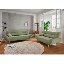 Home Affaire Eckcouch Polyester 2-Sitzer + 3-Sitzer Grün