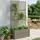 vidaXL Gartenpflanzer mit Gitter 70 x 30 x 135 cm Grau