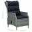 vidaXL Gartensessel  57 x 88 x 100 cm hellgrau