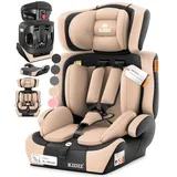 KIDIZ® Autokindersitz Kinderautositz Gruppe 1+2+3 9-36 kg 5-Punkt-Sicherheitsgurt, Autositz, Kindersitz, Einstellbare Kopfstütze