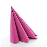 sovie HOME Serviette Violett aus Linclass® Airlaid, 40 x 40 cm, 12 Stück, Unifarben Basic Neutral