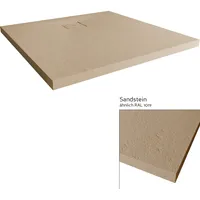 Breuer Modern Line Steinpotik Sandstein Quadratduschwanne 1000/1000 inkl. Siphon