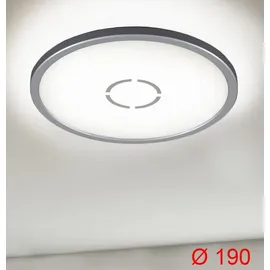 Briloner Slim LED Panel 1 rund silber
