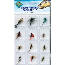 Behr Fliegen Set Bachforelle 12 St.