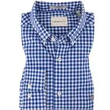 Gant Herren Hemd blau kariert, blau, NOS