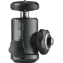 Cullmann TITAN TB6.2 tripod head Kugelkopf Stativkopf, Schwarz